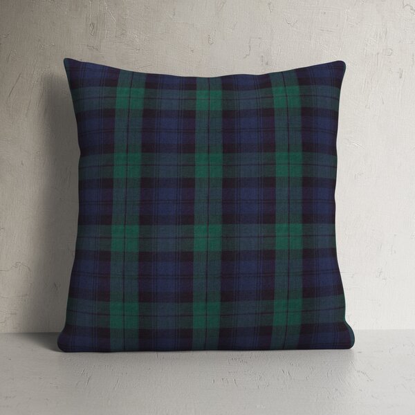 Raines Plaid Cotton Throw Pillow Birch Lane